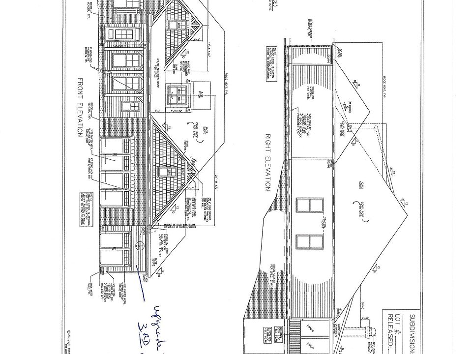 10,000 allowance for elevation-this elevation for rendering purposes ony