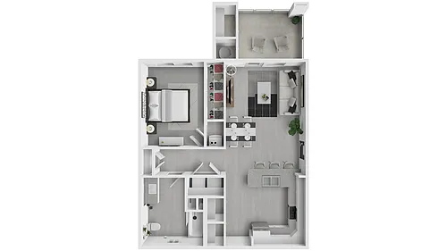 Floor plan 1X1