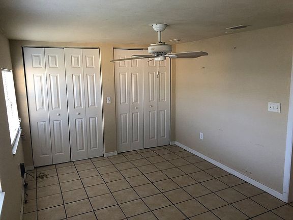 Double closets in bedroom 