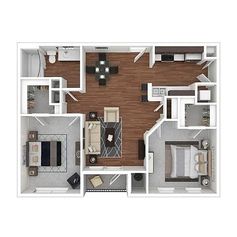 Floor plan Pikes Peak Renovated