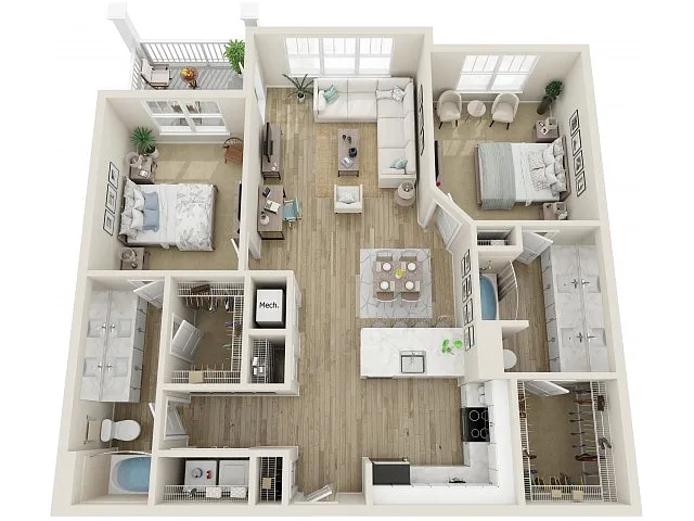 Floor plan The Hunting