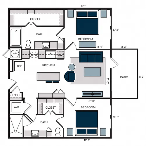 Floor plan B1