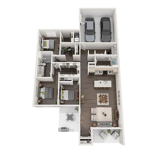 Floor plan D3 MendotaDen