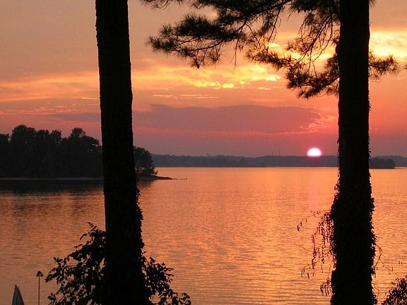 sunset view from deck