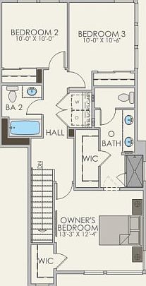Third Floor 4 br 3 ba