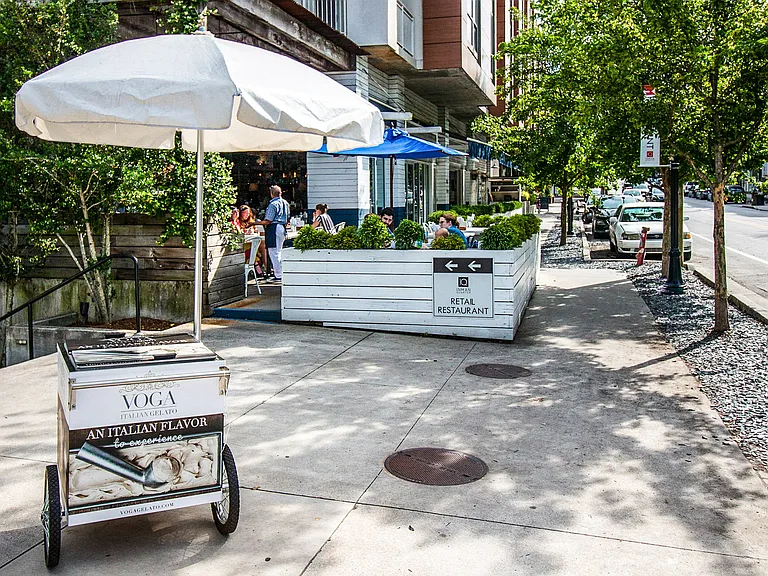 Experience shopping in O4W where you'll find retailers you recognize as well as local craftspeople and unique shops