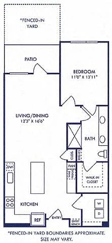 Floor plan Hereford with Fenced-in Yard