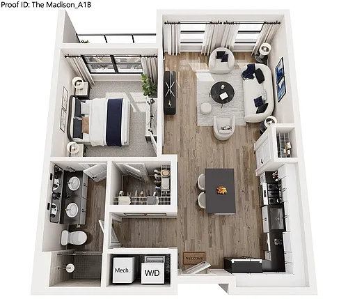 Floor plan A1b