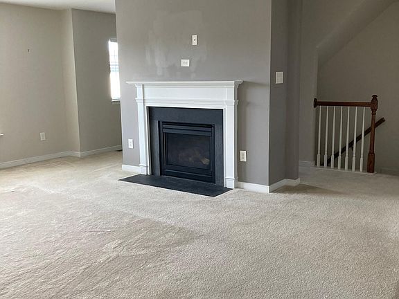 Family Room with gas fireplace - second floor