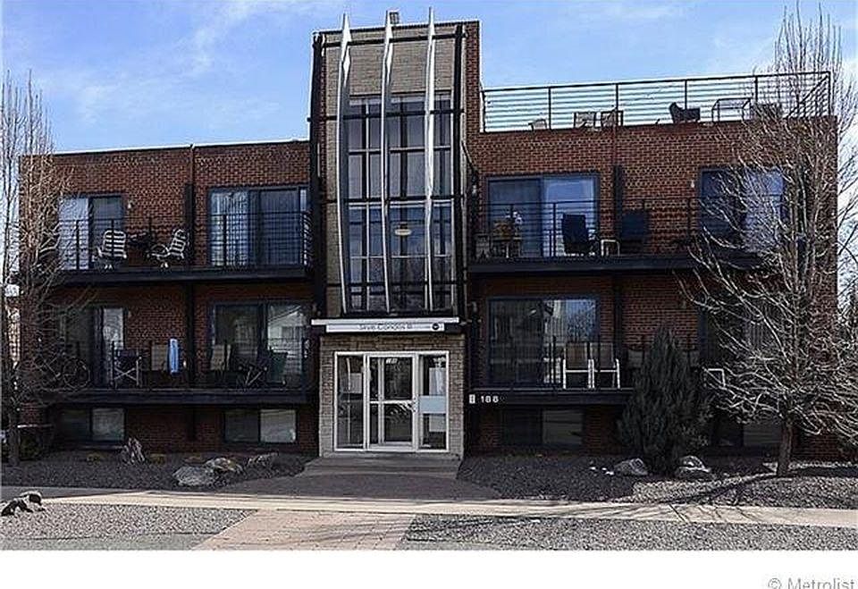 Front of the building on South Logan Street.