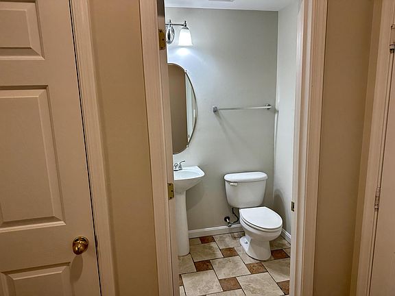 Half bath on lower level