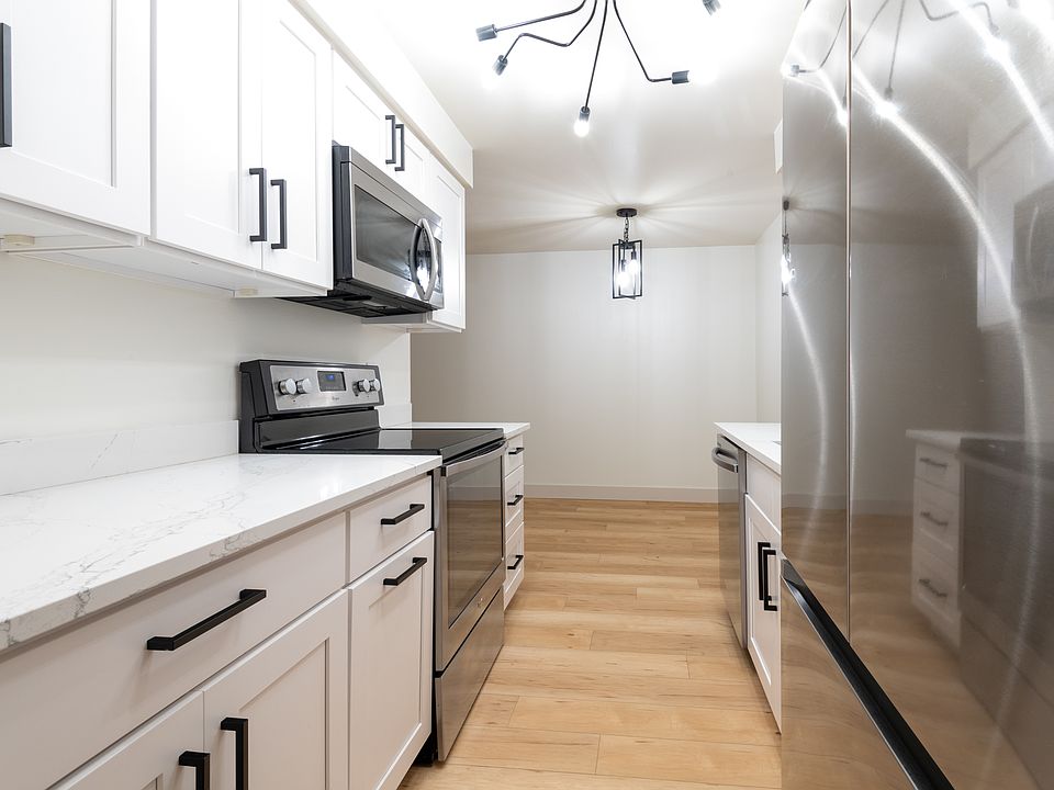Double door counter-depth fridge doesn't encroach on your space