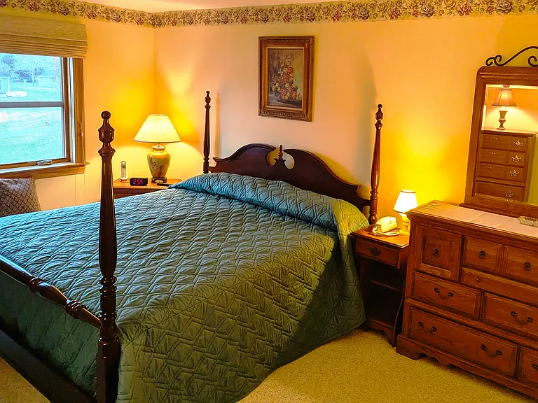 master bedroom accessed from 2nd level hallway.