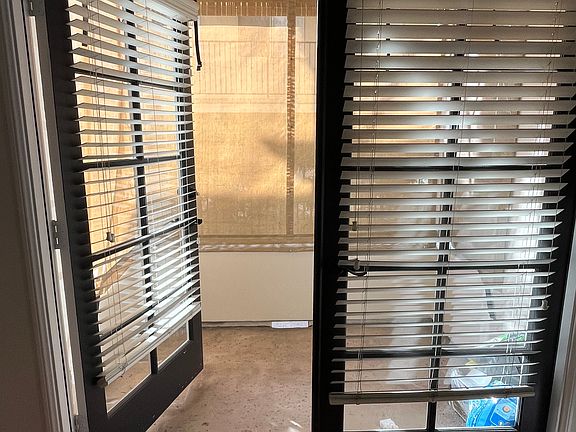 French doors to patio
