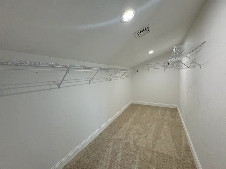Master bedroom closet