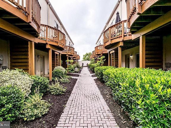 Well maintained gated courtyard