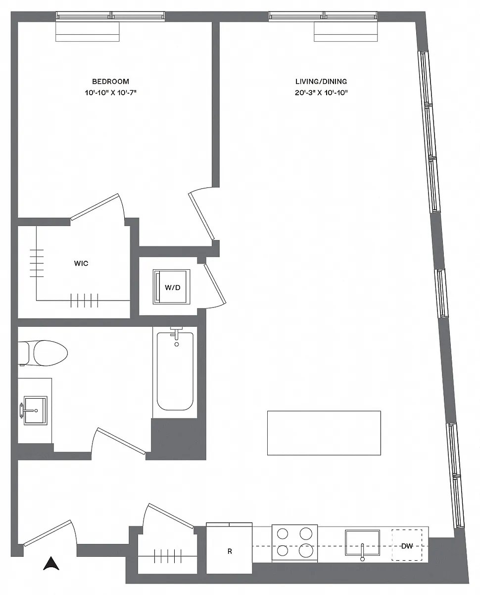 Floor plan A61