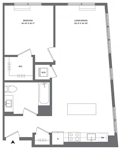 Floor plan A61