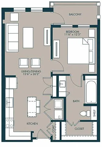 Floor plan The Harrelson