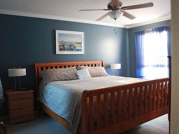 spacious master bedroom suite