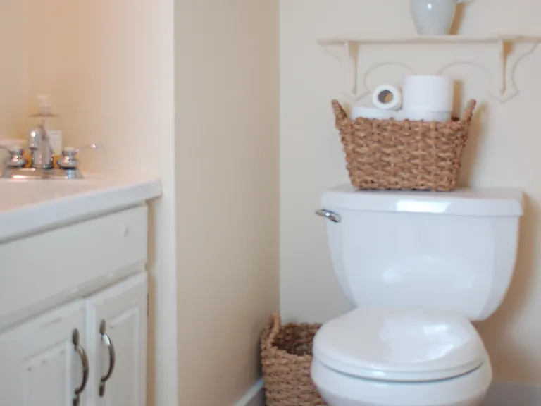 main floor, half bathroom