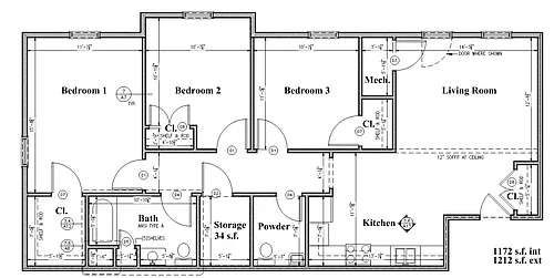 Floor plan 3 Bedroom