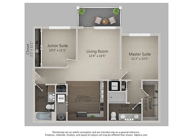 Floor plan E1