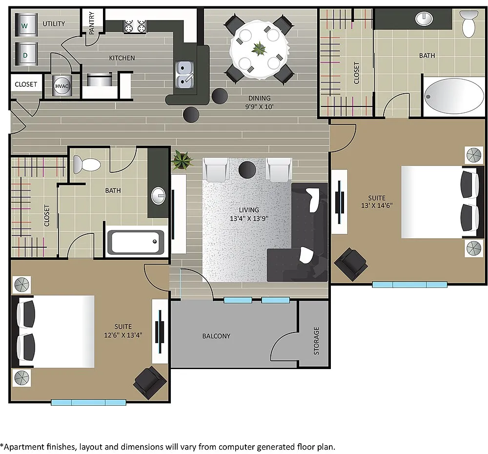 Floor plan B2R