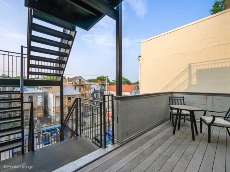 Balcony, second floor