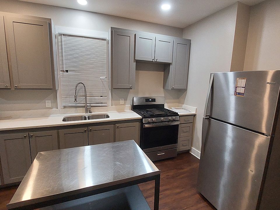Freshly renovated kitchen, including all stainless steel appliances.