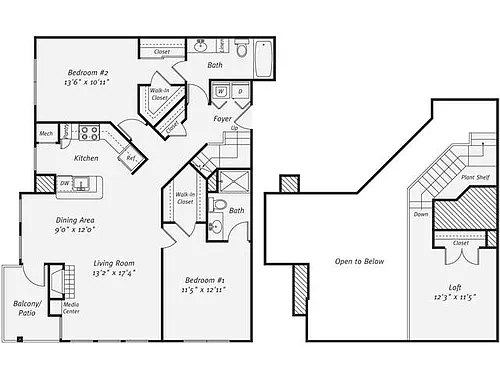Floor plan B3L