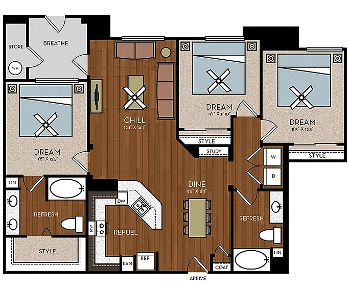 Floor plan C1