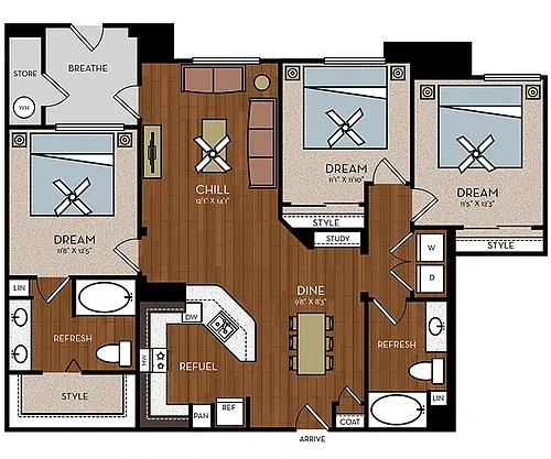 Floor plan C1