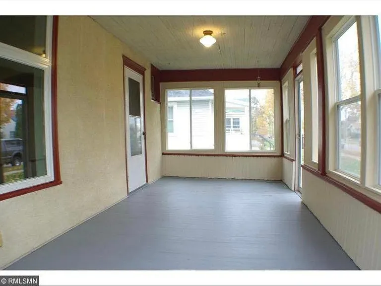 Spacious front porch