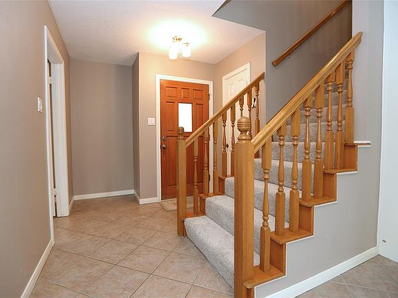 The main entry...the downstairs has tile throughout for easy upkeep.