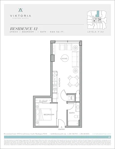 Floor plan Open 1x1E