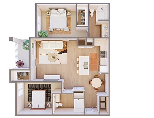 Floor plan B3