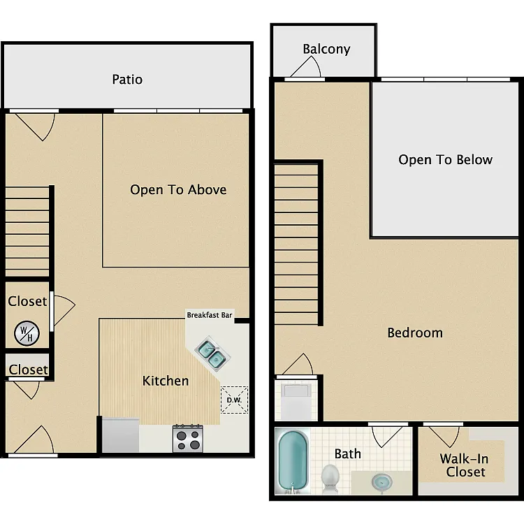 Floor plan Townhouse B