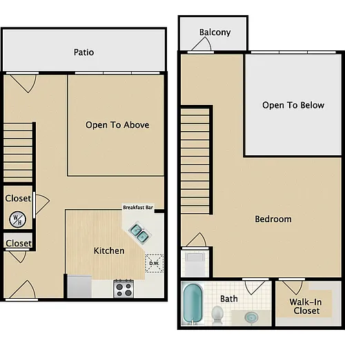 Floor plan Townhouse B