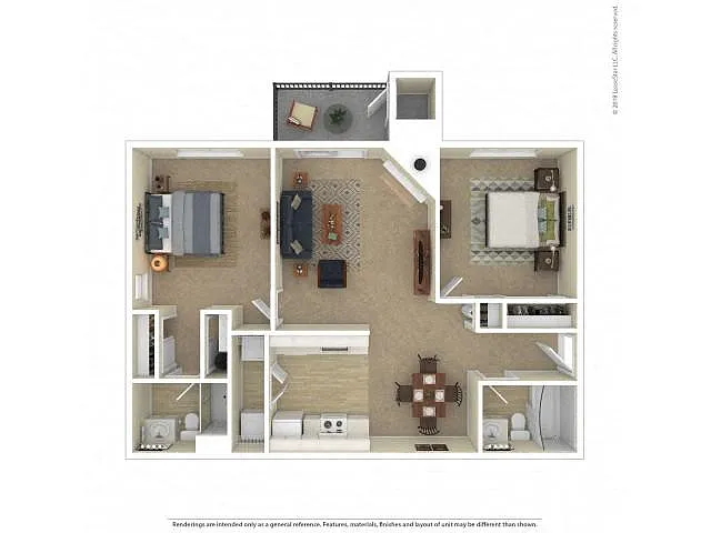 Floor plan Cedar - Renovated