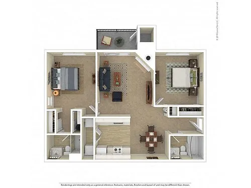 Floor plan Cedar - Renovated