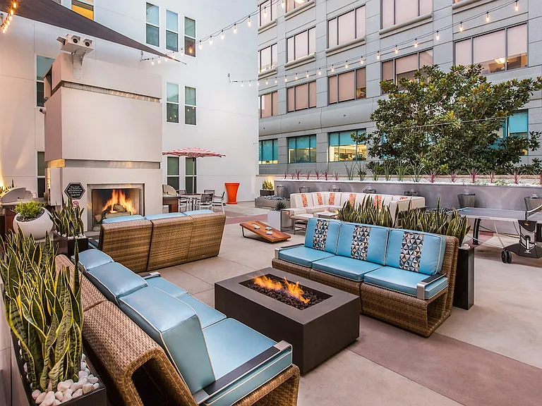 Outdoor Patio | The Mix at CTR City | Anaheim, CA Apartments