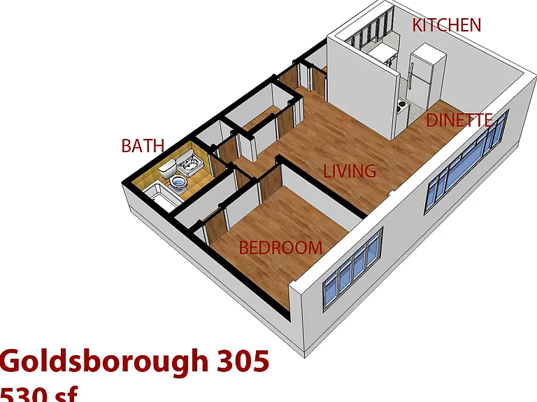 Goldsborough Apartments — Photo 9