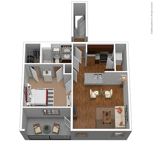 Floor plan A1G - Attached Garage Included