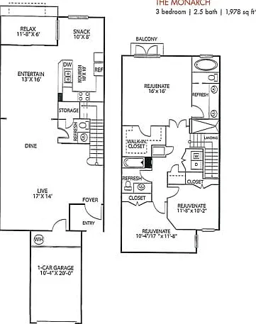 Monarch Floor Plan Monarch Floor Plan