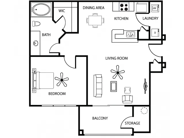 Floor plan Amber 1