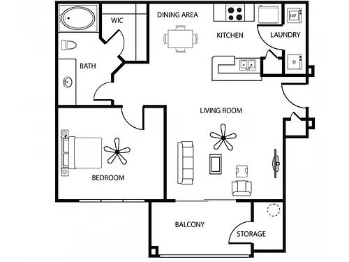 Floor plan Amber 1