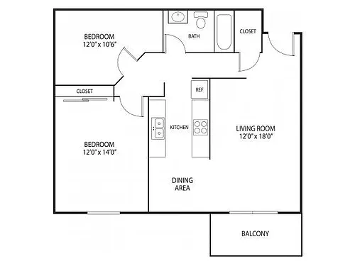 Floor plan Roosevelt