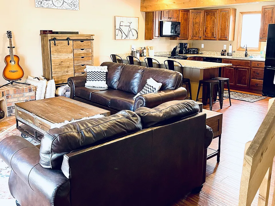 Living and kitchen