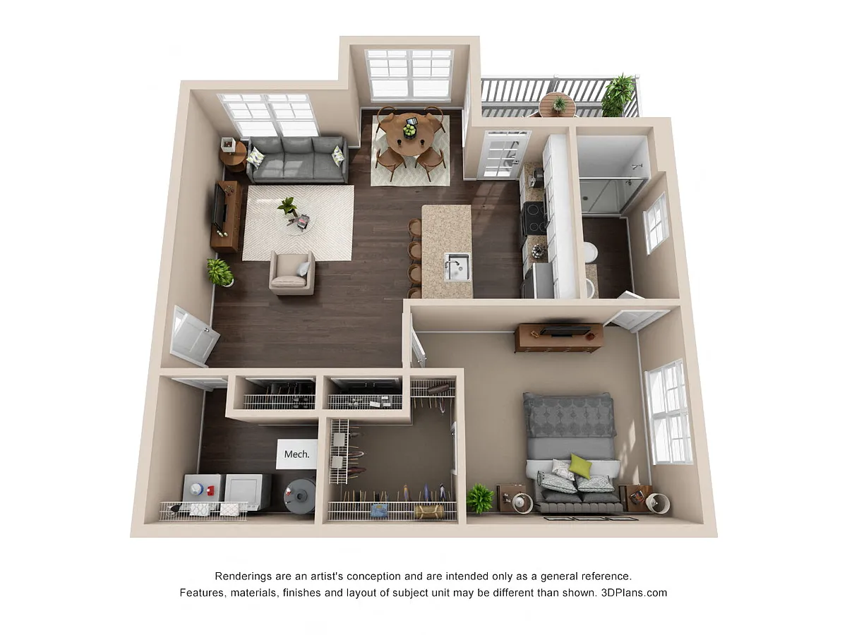 Floor plan The Oakley